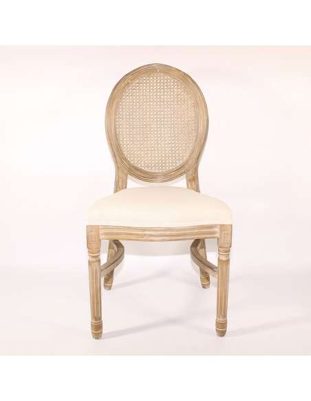 Cadeira Louis XVI com vime