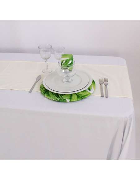 Toalha de Mesa Retangular de Microfibra 180 x 76 cm