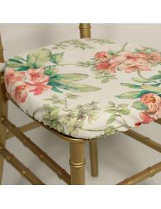 Funda de Tela Estampada para Cojín Silla Palillería