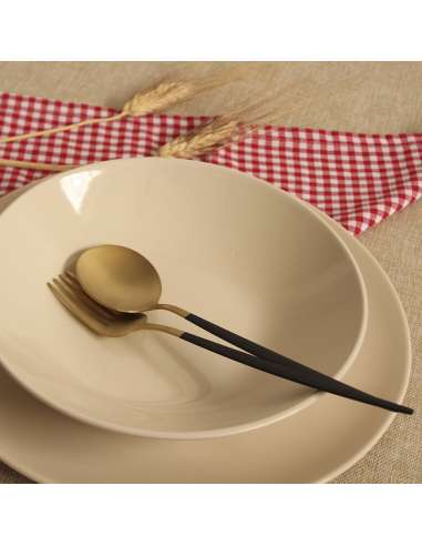 Talheres de ouro fosco Elegant Gadir