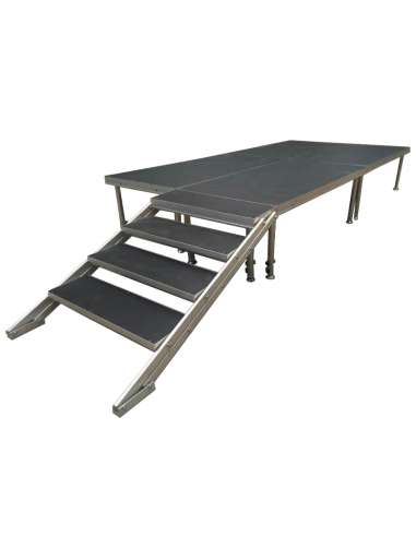 Escalera con escenario