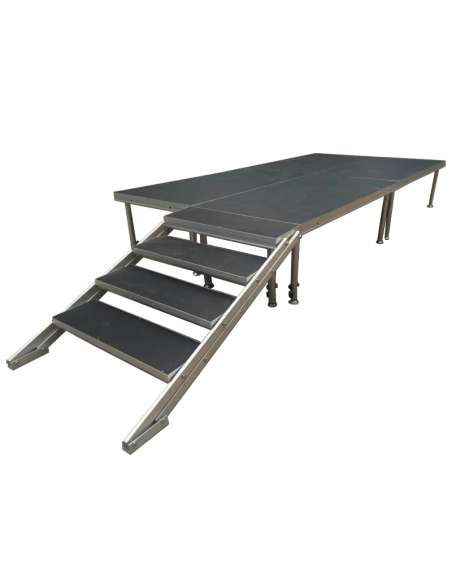 Escalera con escenario