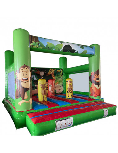 Castillo hinchable plano 4x4 La Selva