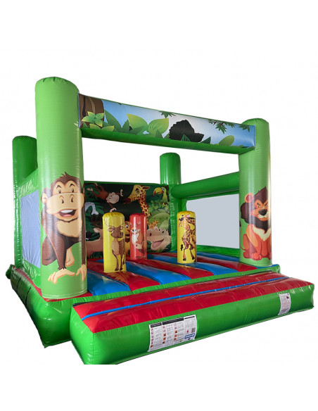 Castillo hinchable plano 4x4 La Selva