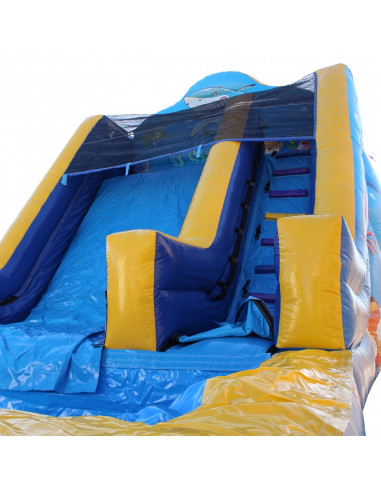 Tobogán acuático hinchable Mundo Marino