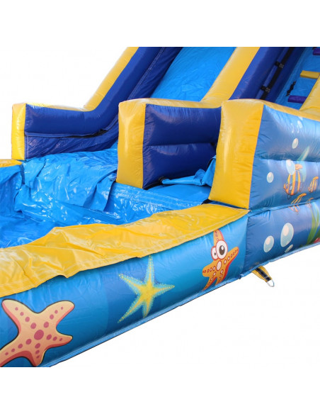 Tobogã Aquático Inflável Mundo Marinho