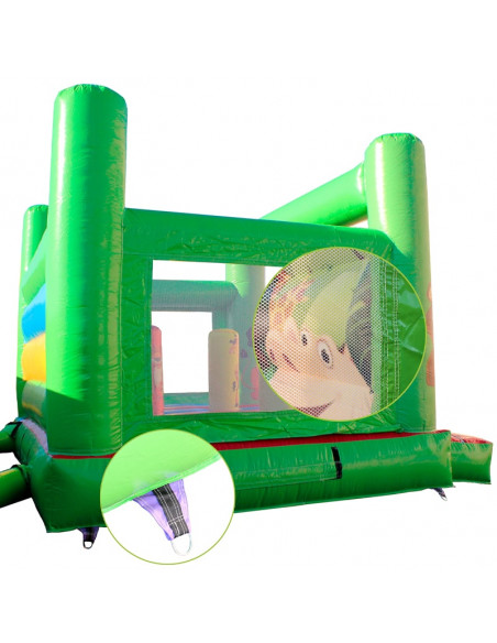 Castillo Hinchable Plano 4x4 La Selva