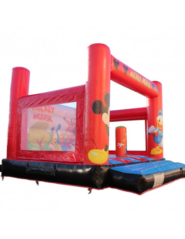 Castelo insuflável plano 4x4 Mickey Mouse