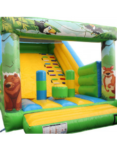 Castillo Hinchable Tobogán 7x5 La Selva 2