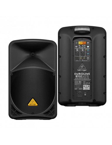 Altavoz con Reproductor MP3 y Bluetooth Behringer Eurolive vista delatera y trasera