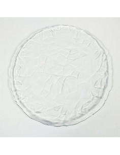 Bajo plato de Cristal Diamond vista frontal