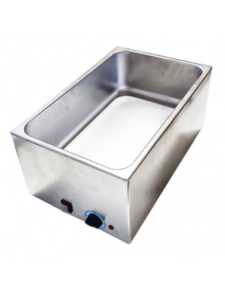 Banho Marie em aço inoxidável com tigelas GN3 1/3