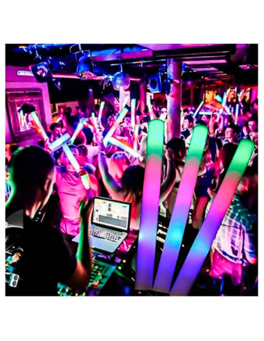 Bastão de Espuma de Luz LED Multicolor