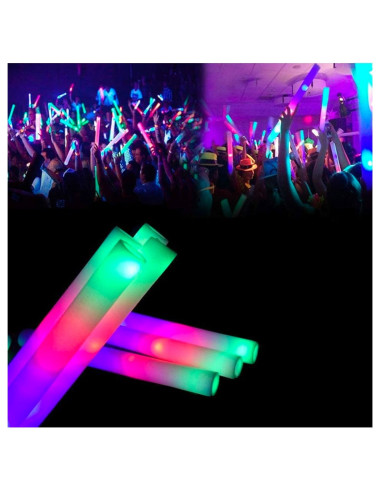 Palo de espuma de luz LED multicolor