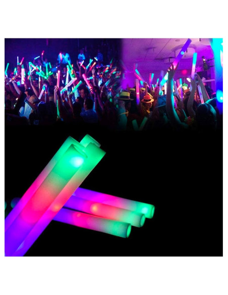 Bastão de Espuma de Luz LED Multicolor
