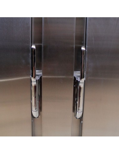 Armário aquecedor de pratos portas duplas