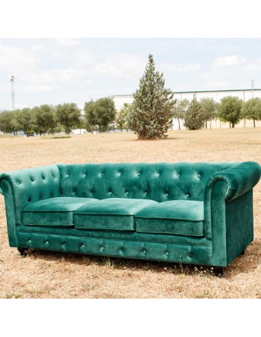 Sofá Chesterfield 3 Lugares