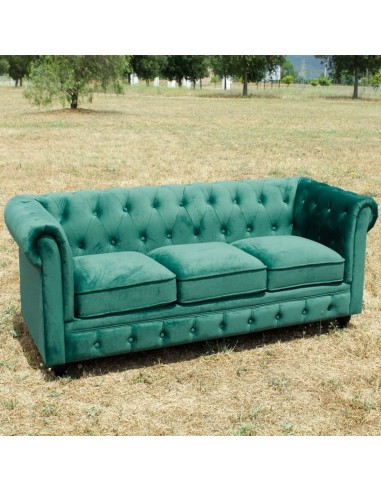 Sofá Chesterfield 3 Lugares