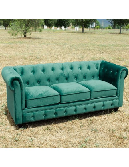 Sofá Chesterfield 3 Lugares