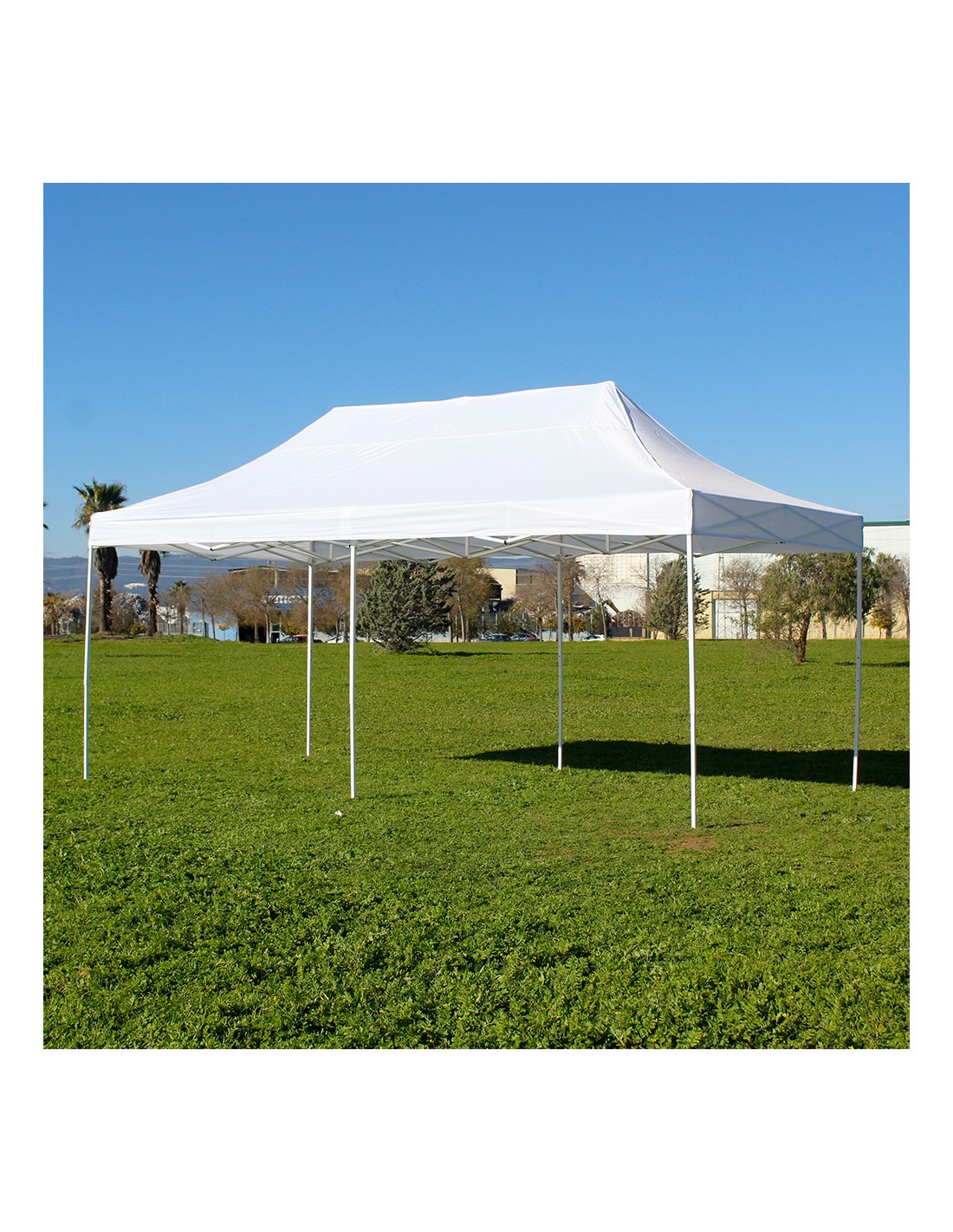 VXL Carpa Plegable Pop-Up 3X6 M Antracita — Bañoidea