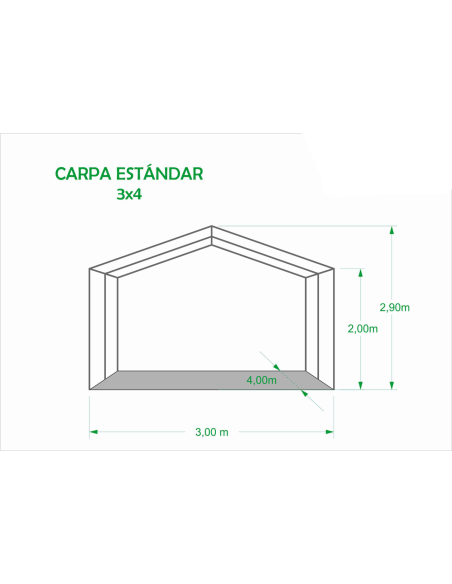 Carpa 3x4 Económica