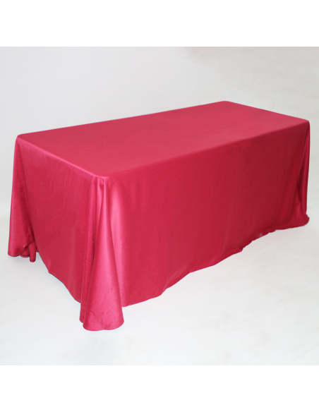 Mantel rectangular premium Ocasión rojo mesa 180