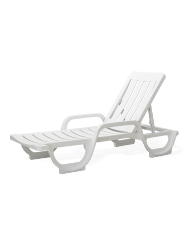 Espreguiçadeira reclinável Malibu com braços