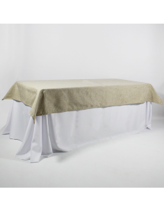Cubremantel en hilo rústico para mesa de 87 2