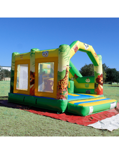 Castelo Insuflável Compacto 5x3 com Escorrega...