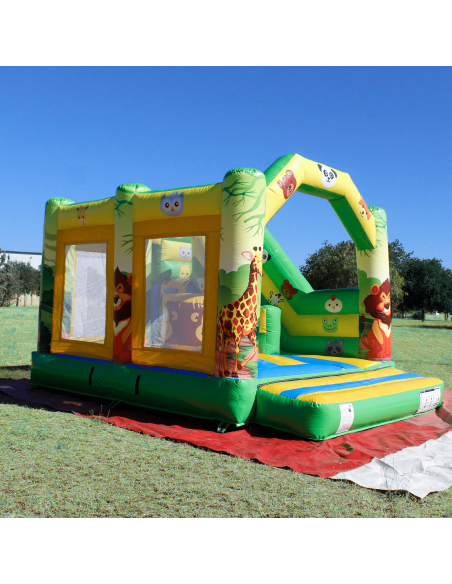 Castelo Insuflável Compacto 5x3 com Escorrega (SELVO)