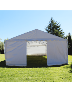 Carpa 5x10 económica vista frontal lateral 2