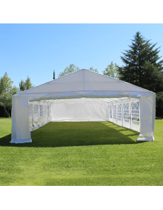 Carpa 6x12 económica vista frontal lateral 2