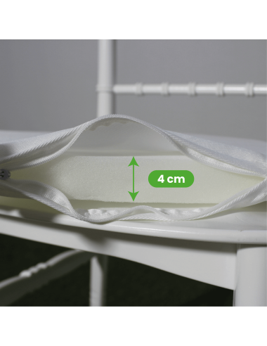 cojín silla palillería medidas grosor cojín