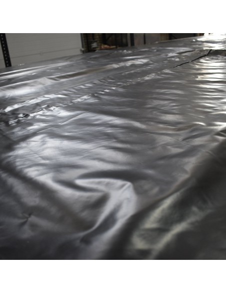 Plástico preto 6x8 para insufláveis