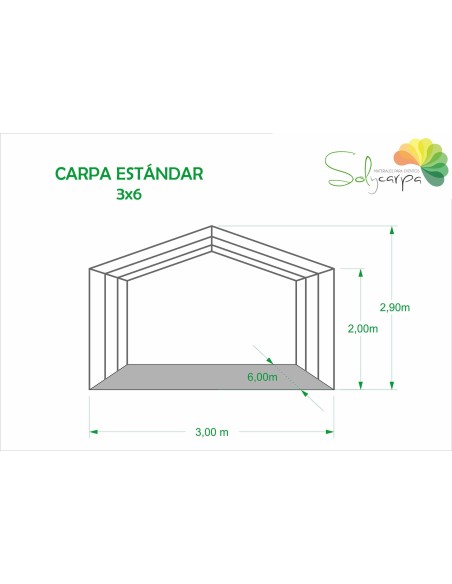 Tenda para Festas 3x6 PVC