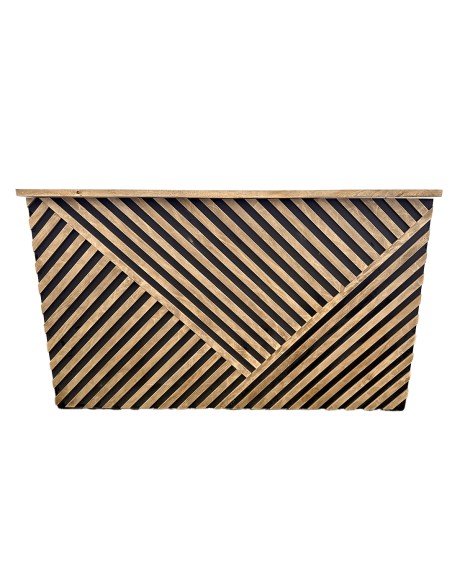 Barra de Bar Nogal Plegable Espiga frontal