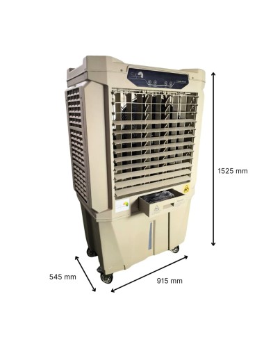 Climatizador evaporativo industrial 13.000 m3 medidas