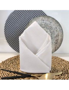 Servilleta Satén Blanca 2