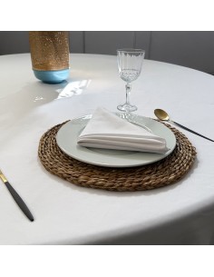 Toalha de Mesa Redonda de Cetim 2