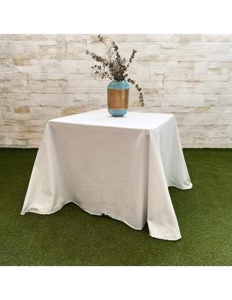 Mantel de satén cuadrado