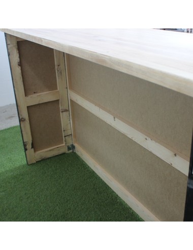 Barra de Bar Nogal Plegável Listones