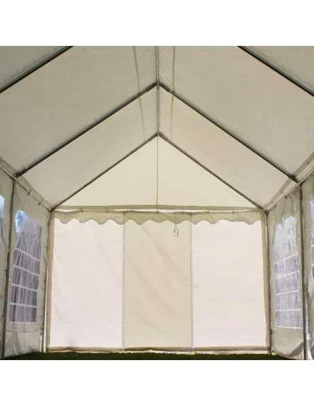 Carpa para fiestas 4x4 interior