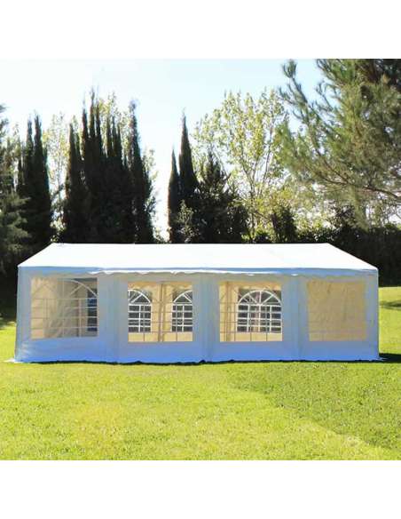 Carpa para fiestas 5x8 vista lateral