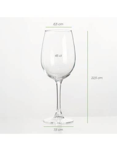 Juego 384 unidades Copa de vino 45 cl