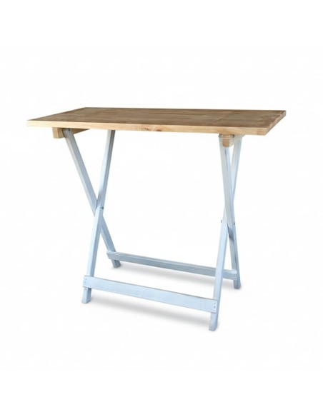 velador de madera plegable