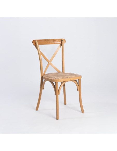 Silla Crossback madera natural