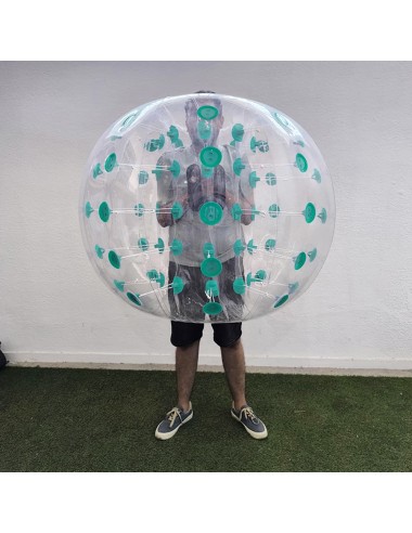 Bola de choque inflável Verde