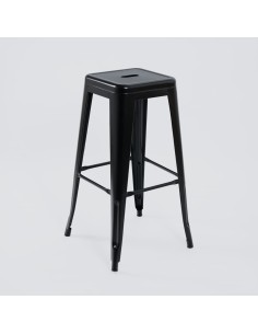 Taburete Tolix Negro