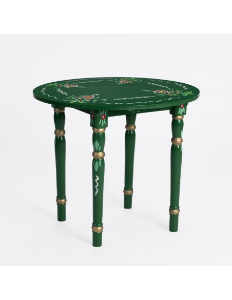 Pack de Mesa y Cuatro Sillas Sevillanas verde