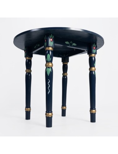 Pack de Mesa y cuatro Sillas Sevillanas azul